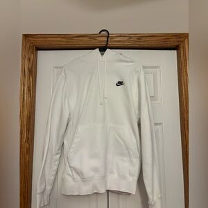 Nike Men's White Hoodie